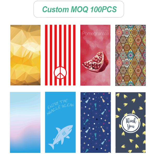 Personalized Promotional Cotton Stripe Beach Towels Swimming Pool Towel 2